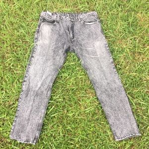 Acid Wash Levi Jeans 512 Slim Tapered